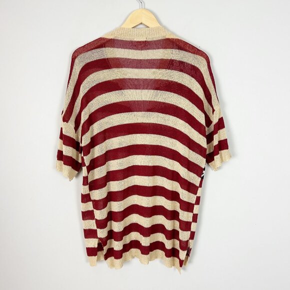 Bibi Loose Knit Flag Sweater American USA Size Large Women's - Picture 3 of 4